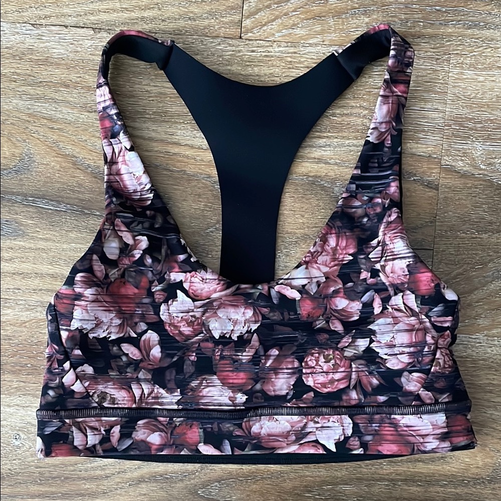 Lululemon Break Free Bra Peony Multi Floral Print